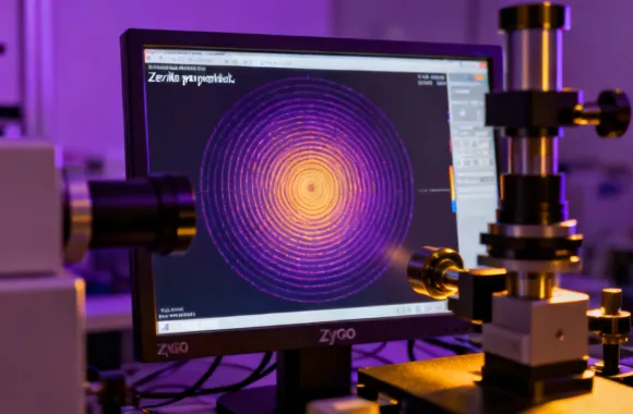 Edmund Optics interferometric wavefront measurement of aspheric lens