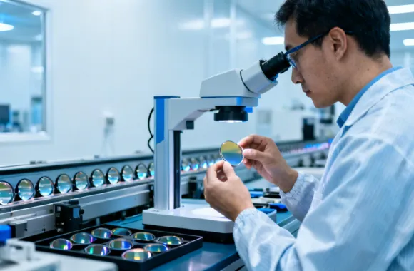 Edmund Optics ISO 9001 certified optical quality inspection