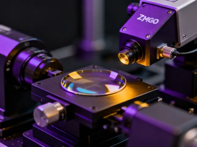 Edmund Optics precision optical metrology laboratory with interferometric measurement